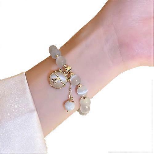 חדש אופנתי יוקרה חיקוי ירקן חרוזים צמיד לנשים עגול בודהה תפילה חרוז יוגה צמידים מזל טוב עושר קמע תכשיטים