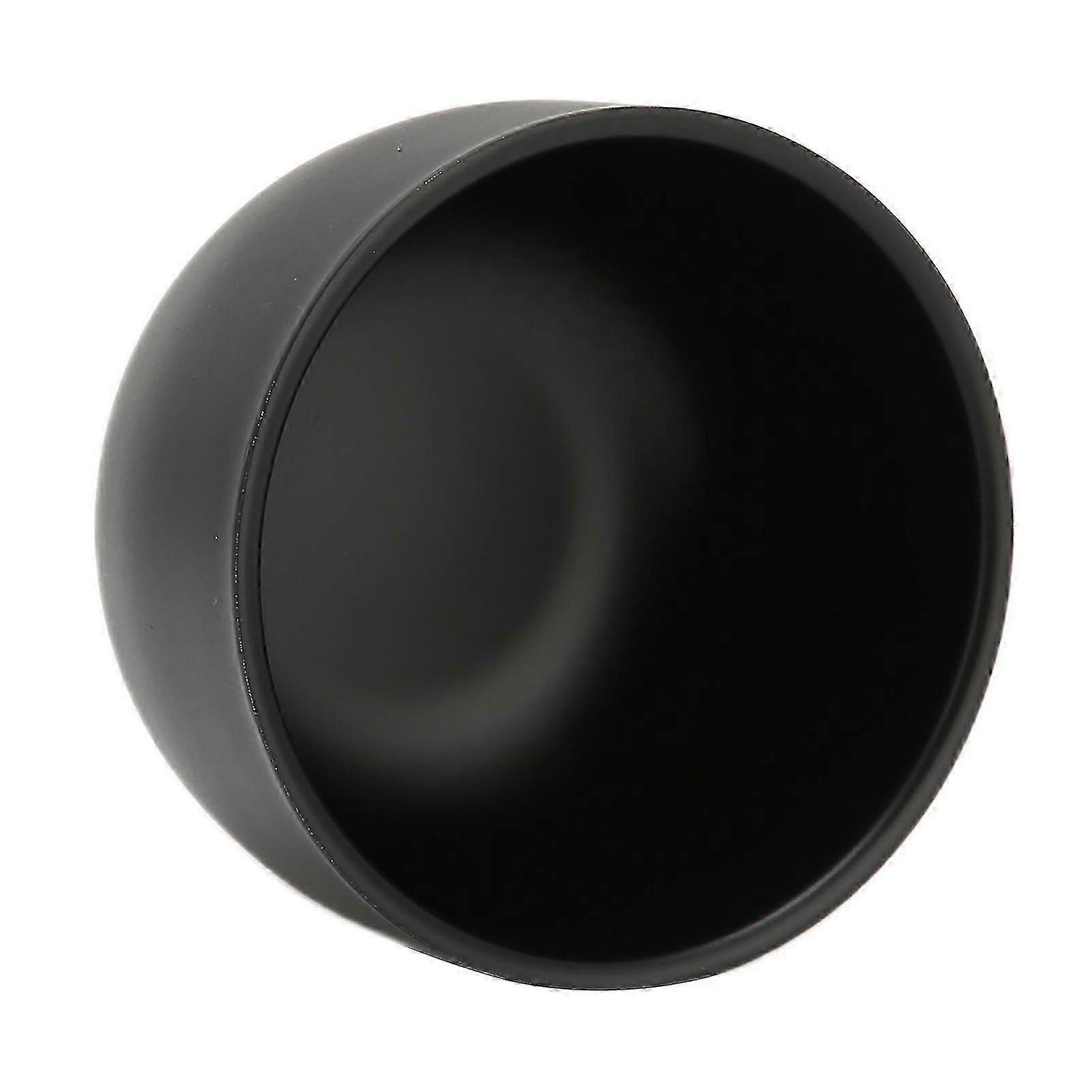 وعاء الحلاقة أسود الفولاذ المقاوم للصدأ القدح للرجال هدية عيد الأب