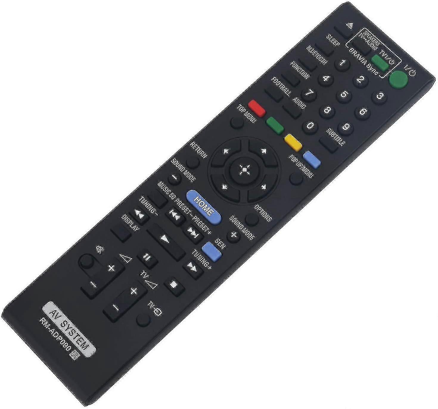 Rm-adp090 compatible Télécommande compatible Sony Blu-ray Disc Dvd Home Cinéma Bdv-e2100 Bdv-e4100 Bdv-ef1100