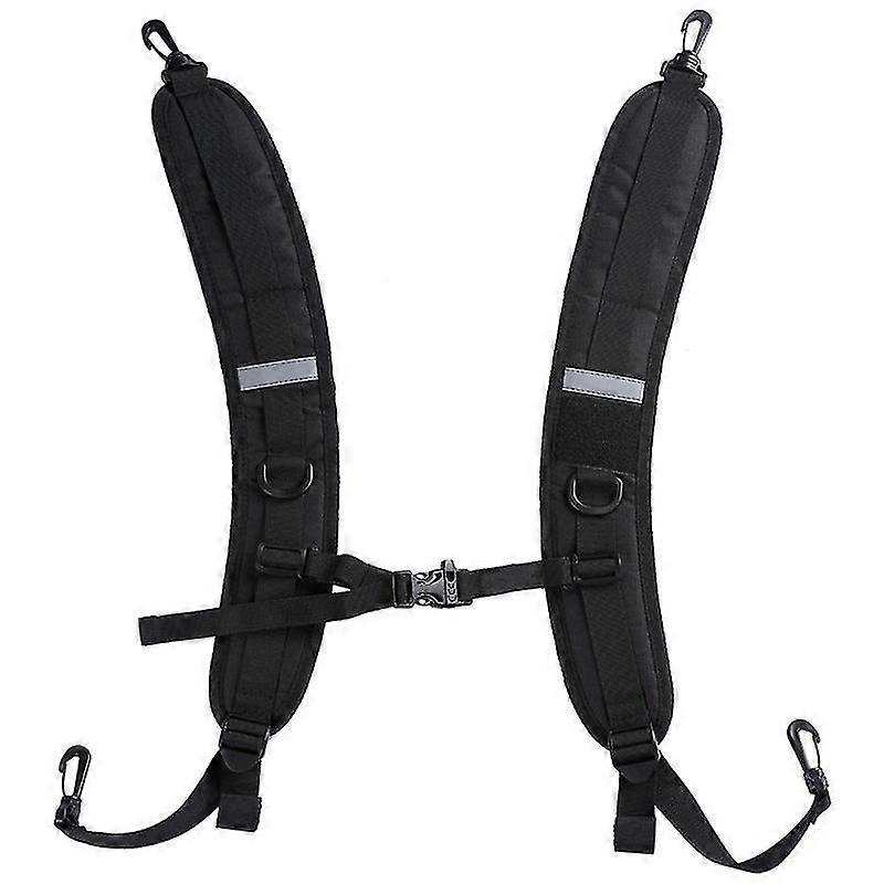 Backpack Straps Adjustable Padded Shoulder Straps For Backpack Dry Bag(1pcs, Black)