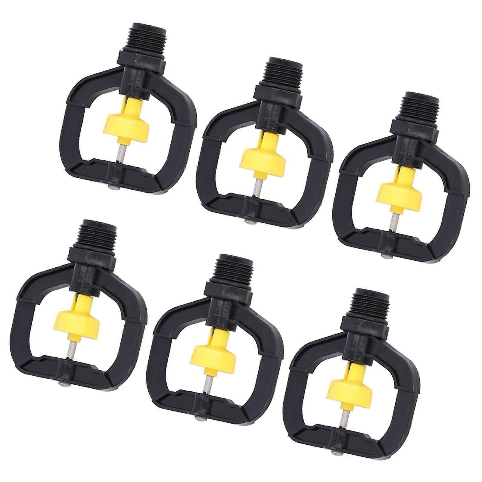 12pcs Plastic Rotating Irrigation Sprinkler Nozzles G1/2 Thread