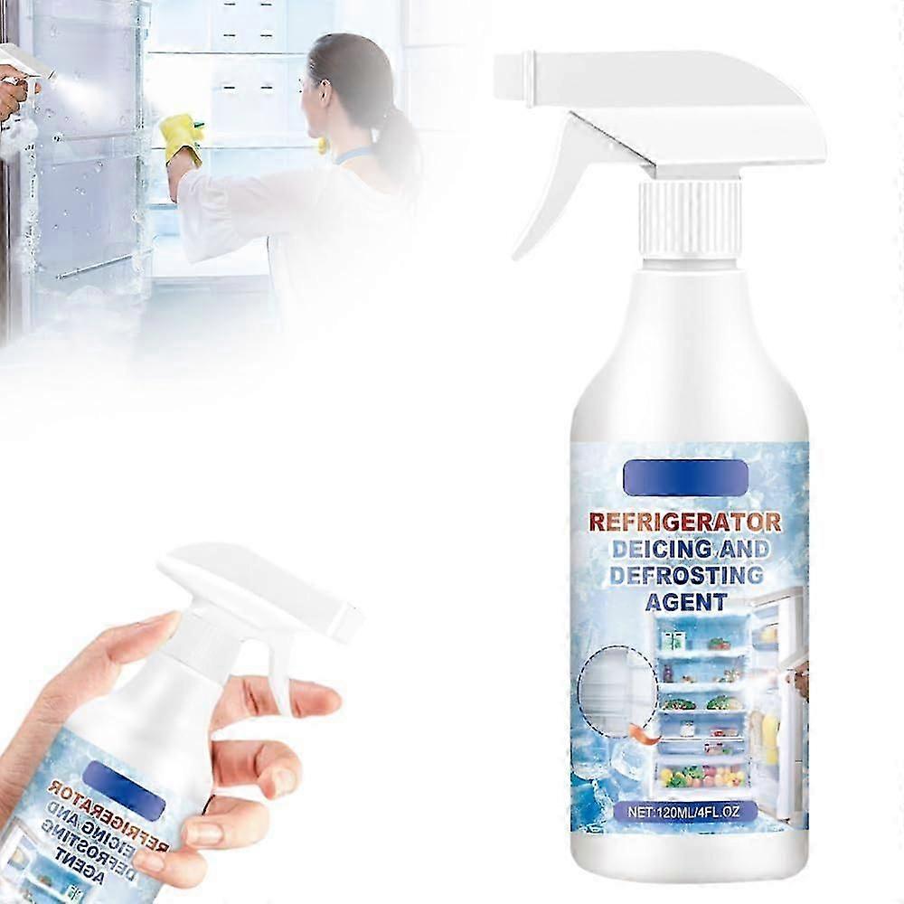 120ml Defrosting Spray for Fridge & Freezer - 2024 New Refrigerator Defrosting Spray Quick Frost Remover