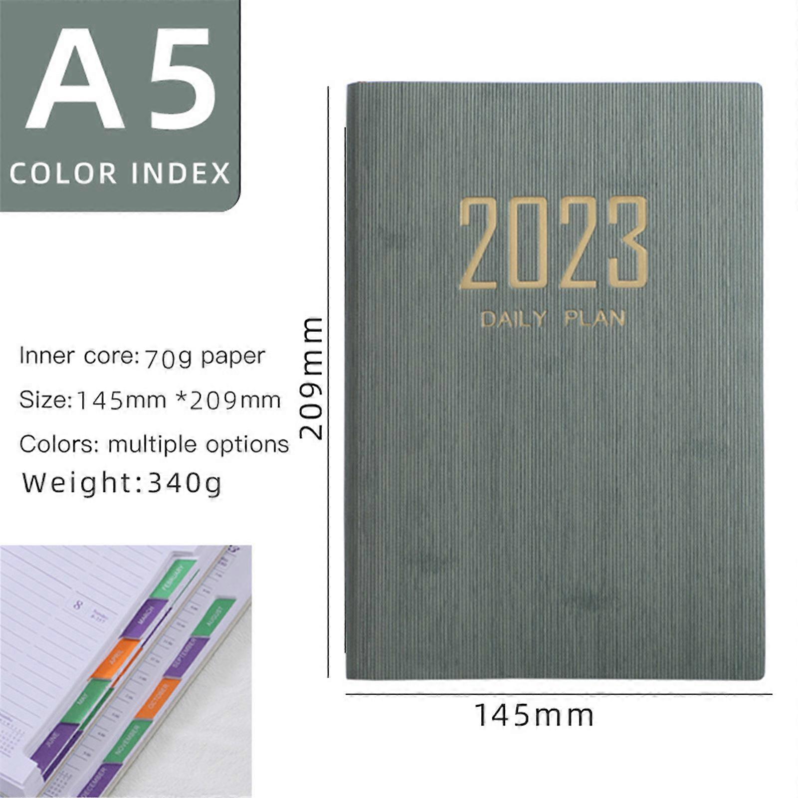 Schedule Notepad Inside Page A Efficiency Manual Planning Notebooks Durable BB