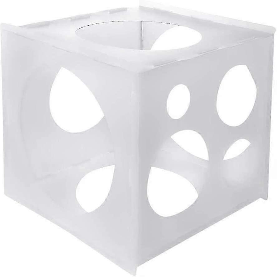 11-Hole Balloon Sizing Cube for Party Decorations (c-1)