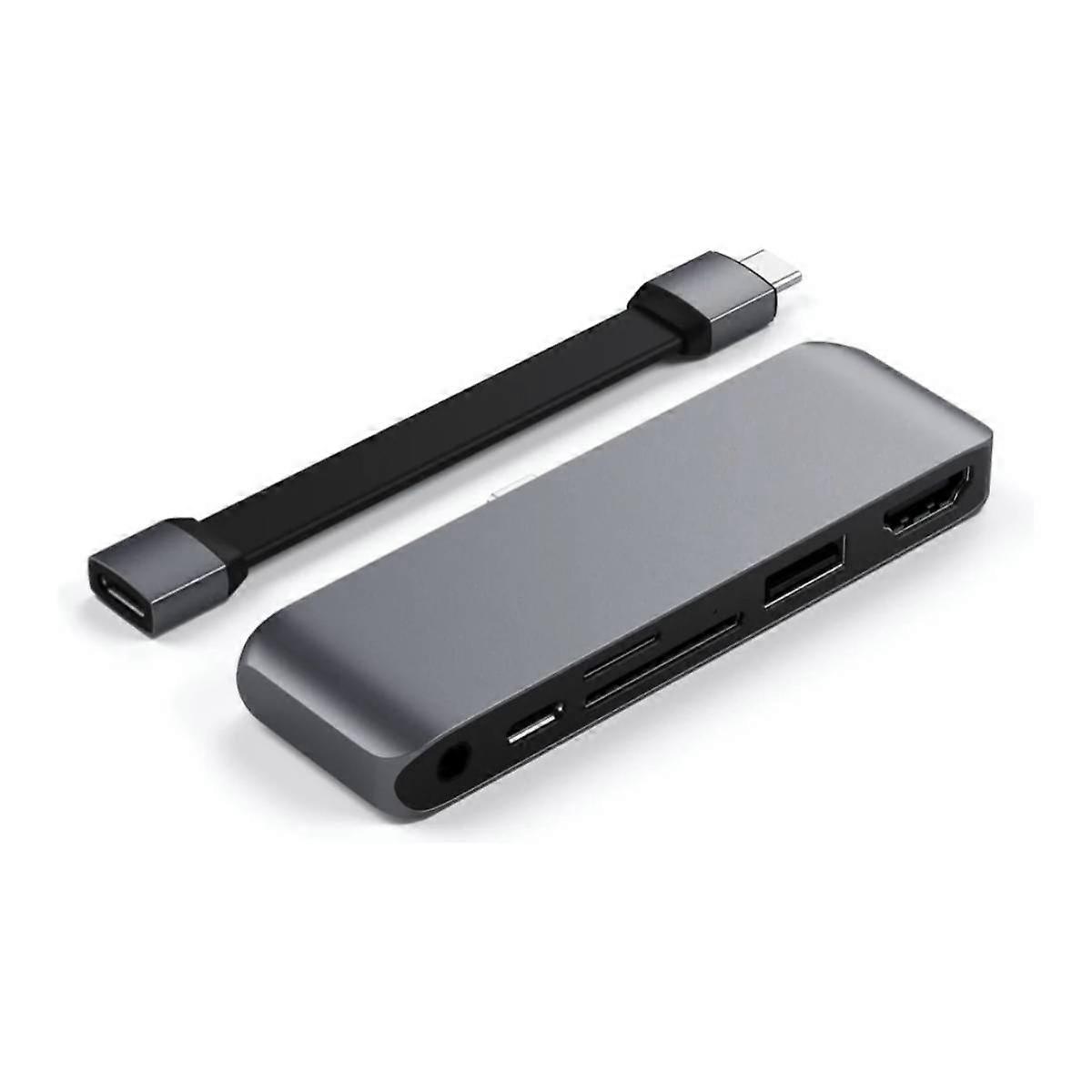 iPad M1 Mobile Pro SD için USB-C Hub, Gri