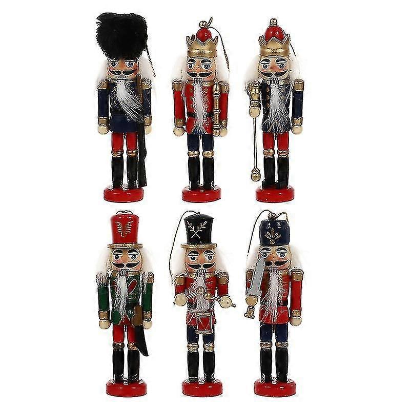 6pcs Nutcracker Soldier Ornament