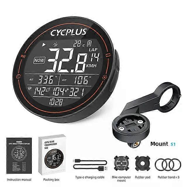 M2 Gps Cycle Computer Support For Xoss Wireless Speedometer ANT+ Odometer Waterproof Bicycle Accessories Round shape