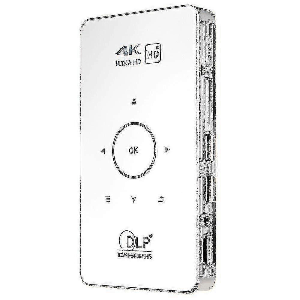 بروجيكتور فيديو C6 - نظام اندرويد 9.0، 2g+16g - ابيض