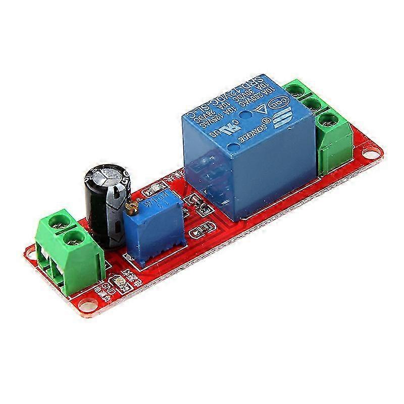 Adjustable Timer Module with 12V NE555 Oscillator featuring Relay Switch and 0-10 Second Delay