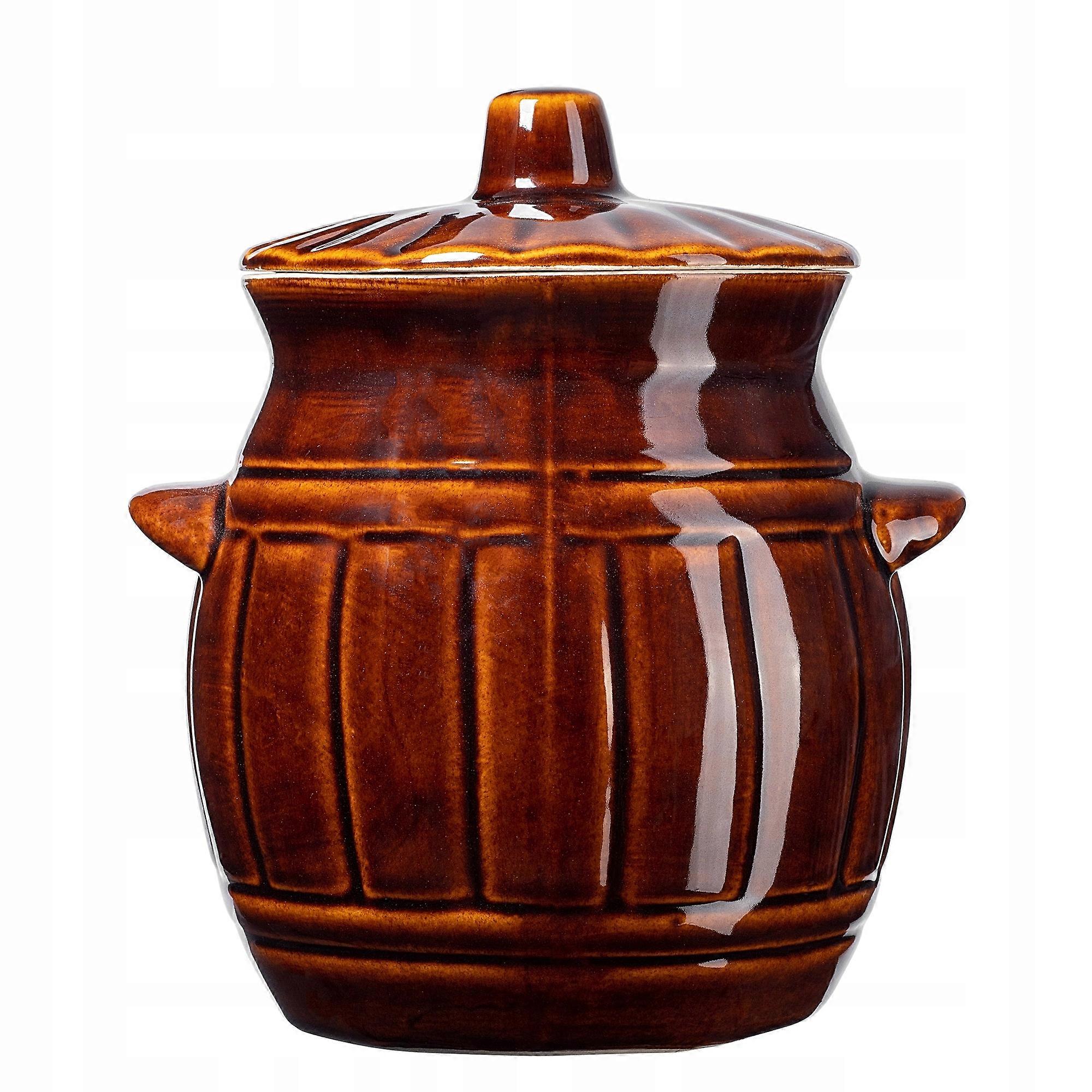 KADAX Pot de décapage en grès 2.7L