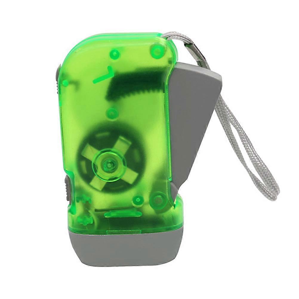 Hand Held Flashlight with Crank Travel LED Flashlight Manual Generator Camping Light