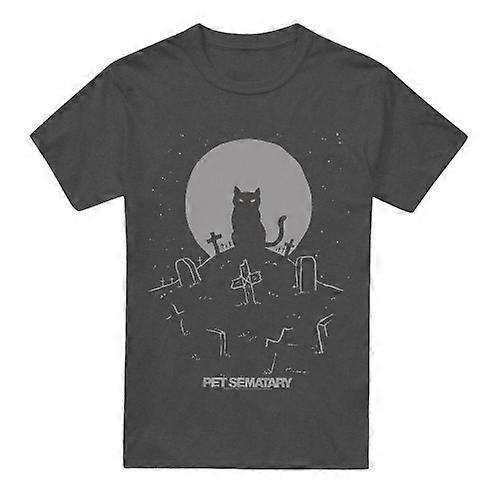 Haustier Sematär Unisex Erwachsene Katze mit Grabsteinen T-Shirt