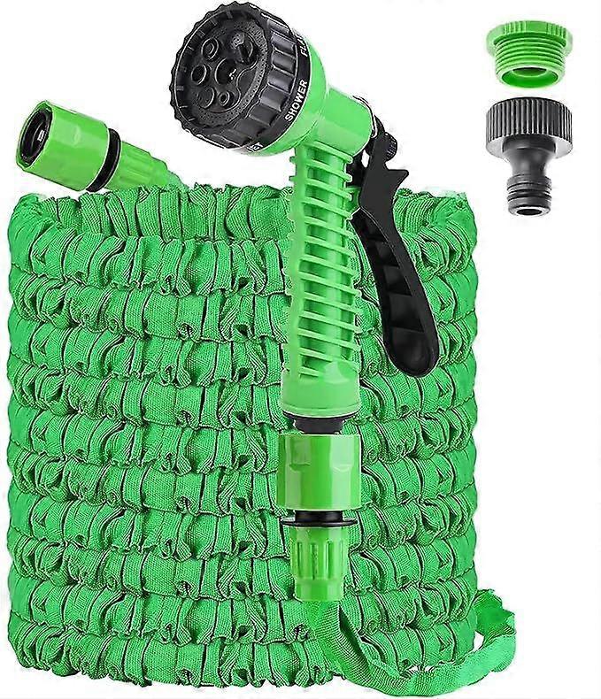 15m 50ft Expandable Garden Hose with 7 functions for washing car, garden, lawn