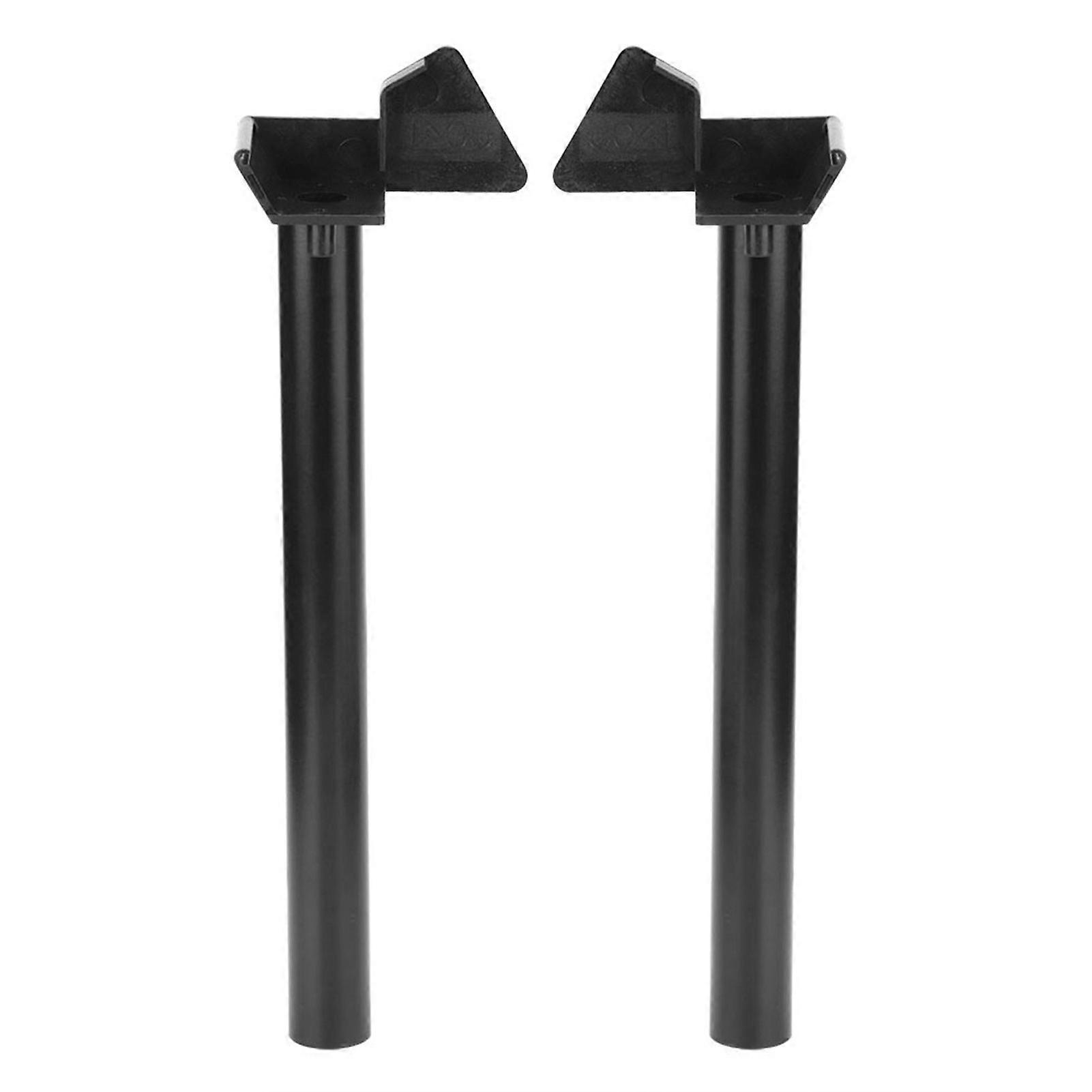 Drivhus Regnvand Tagrende Nedløbsrør Kit PVC+Aluminium 26cm Sort