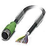 Cable Assembly Sensor/Actuator 10m 24AWG Circular 8 Position Connector for Industrial Applications