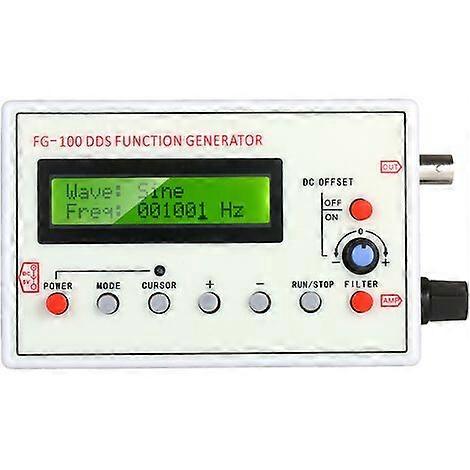FG-100 1HZ-500KHZ function generator with USB charging cable