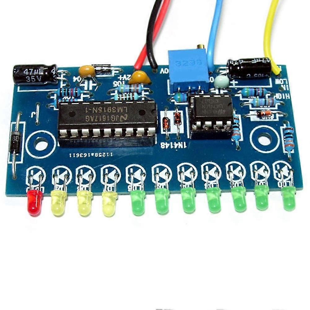 LM3915 10 LED Audio Level Indicator DIY VU Meter Preamp Power Amplifier Indicate