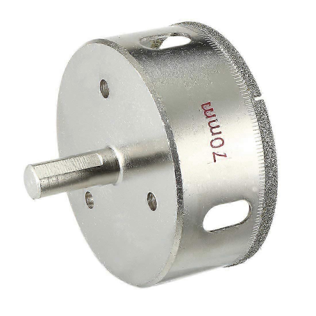 70mm Dia Diamond Particles Coating Tip Drill Bit for Glass