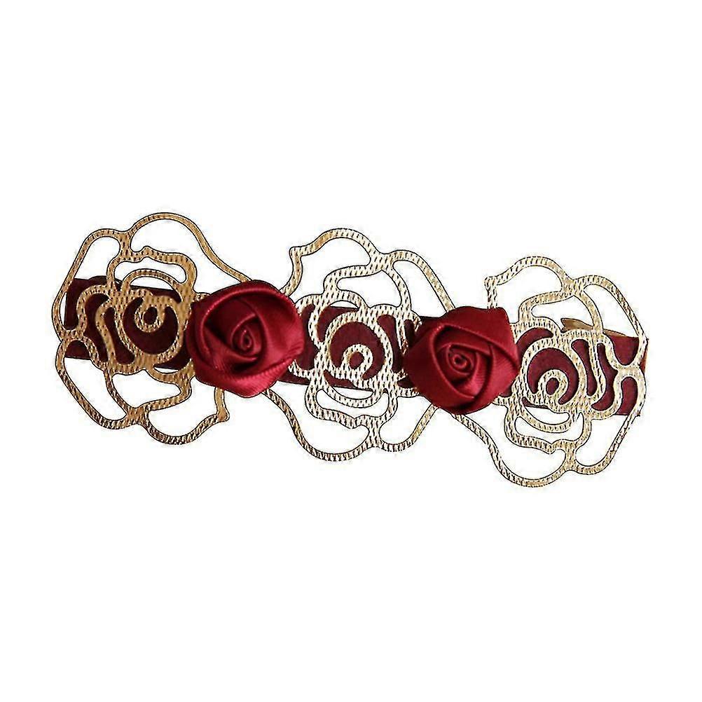 1pc In Durable Alloy Flower Retro In H Clip For Performance