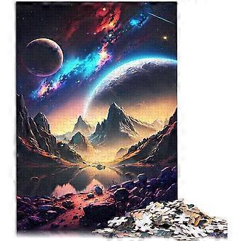 1000 peças Quebra-cabeças para Adultos Oásis Extraterrestre Quebra-cabeças de papelão Relax Puzzles Games-Quebra-cabeça estilo Quebra-cabeça 247