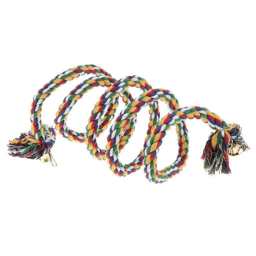 Fuglelegetøj Stort papegøjelegetøj Bungee klatrereb, gyngelegetøj, legetøj 1m