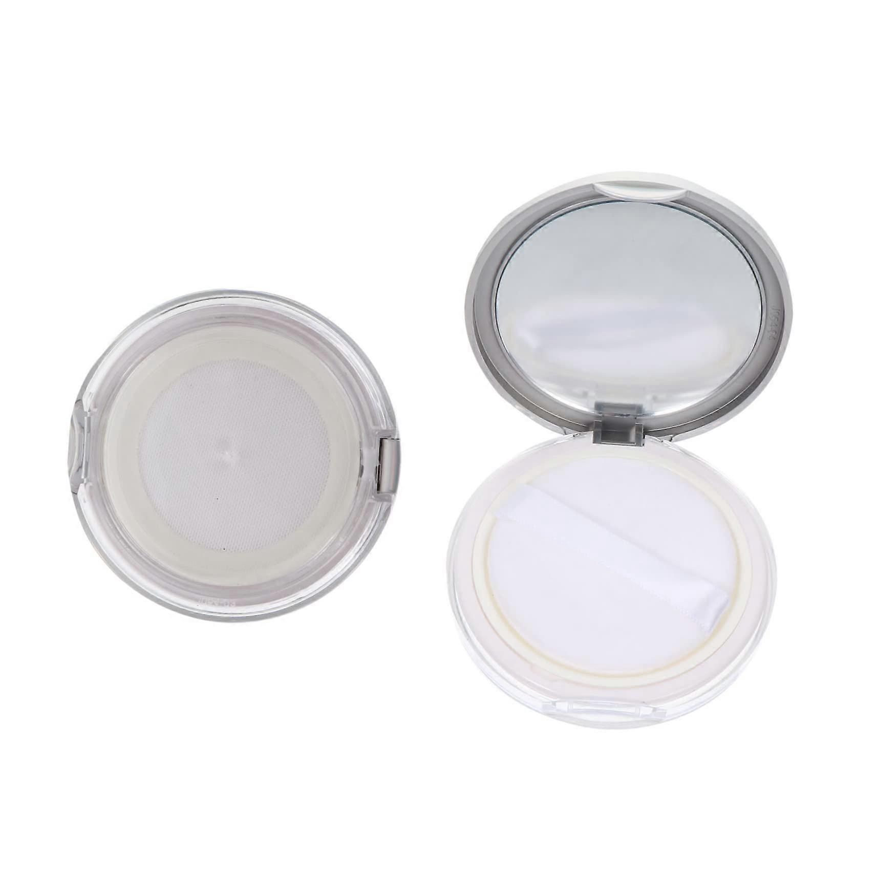 Plastic Dusting Powder Box Portable Empty Makeup Case For Travel 4-Set Travel Cosmetic Organizer