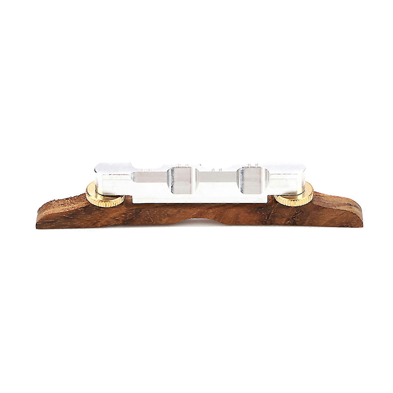 Mandolin Bridge Rosewood Base Saddle Height Adjustable Mandolin Bridge Stringed Instrument Hardware Accessories