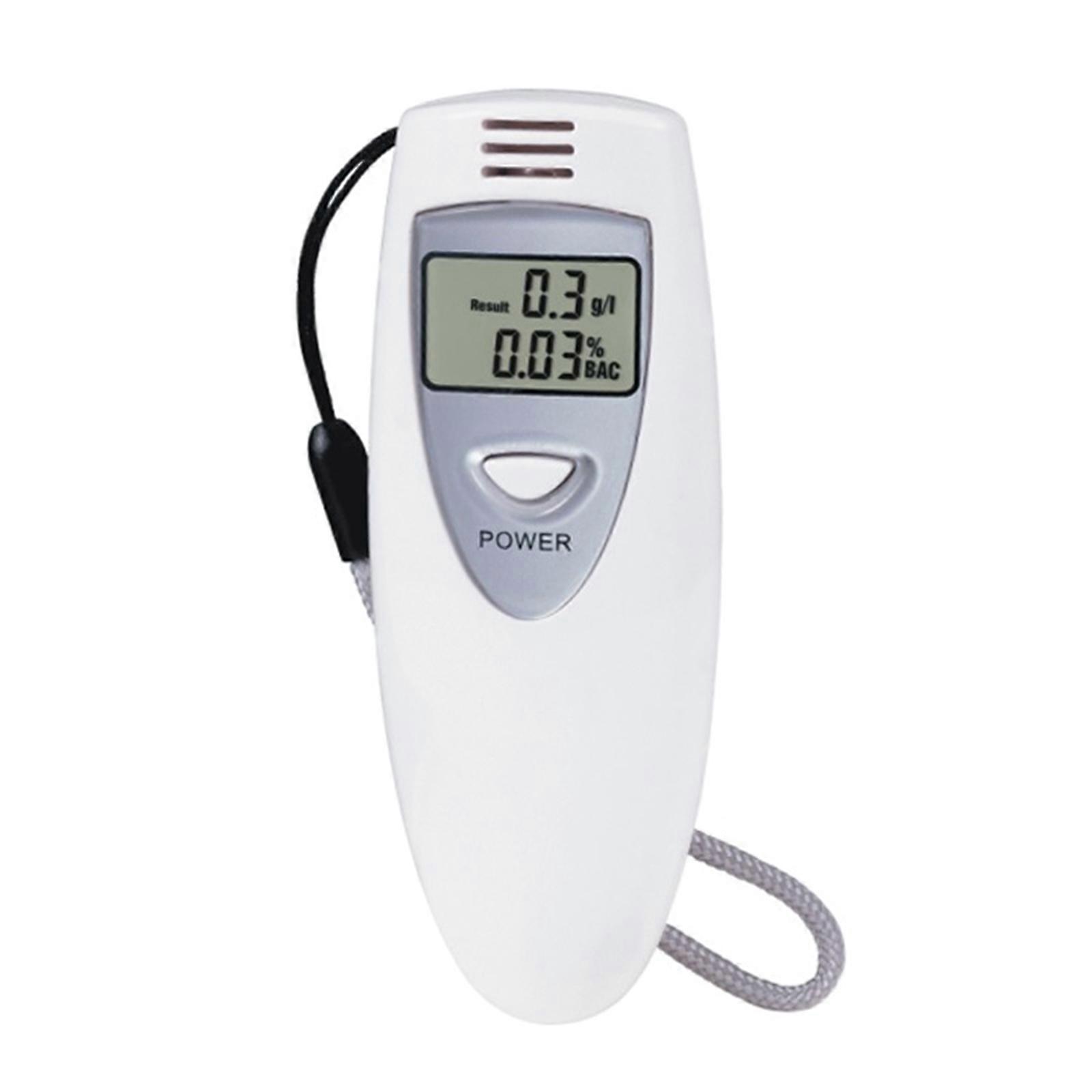 Semiconductor Sensor Blowing Alcohol Tester LCD Digital Display Drunk Driving Detector Breathalyzer for Law Enforcement