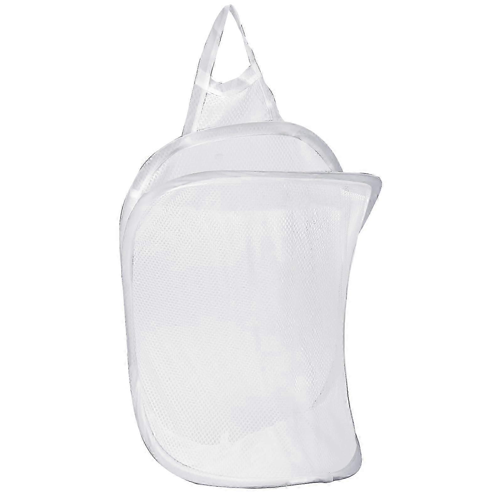 折りたたみ式メッシュランドリーバスケット(自宅の寝室のバスルーム収納用)