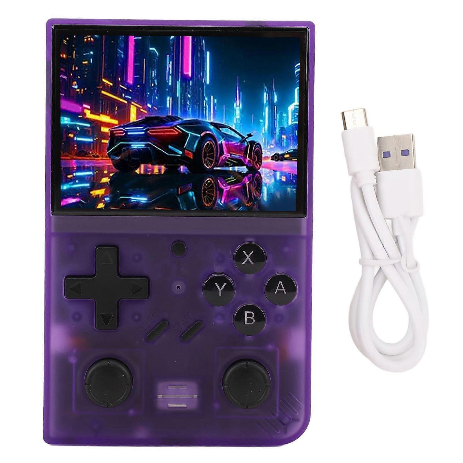 Violet Handheld Game Console - 3.5" IPS Display, Quad Core, 64G, 10,000+ Games