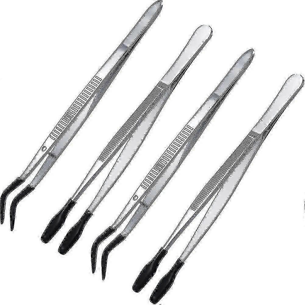 4-delt gummispids pincetsæt til Lab 12/15cm PXCL