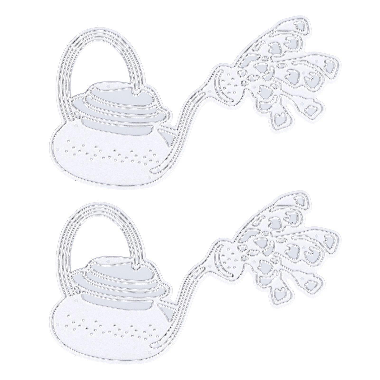 2025 Latest Model  2pcs Metal Die Cutting Watering Can Pattern Convenient