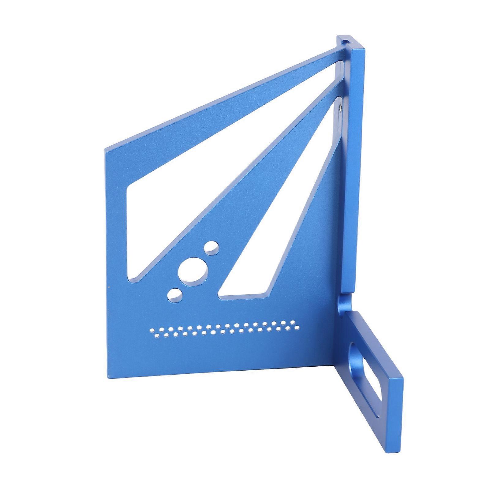 סרגל מדידה תלת ממדי רב זוויות סרגלי חור כלי נגרות רב-תכליתיים עם זוויות מוגדרות מראש לעיצוב ושרטוט של מהנדס נגר