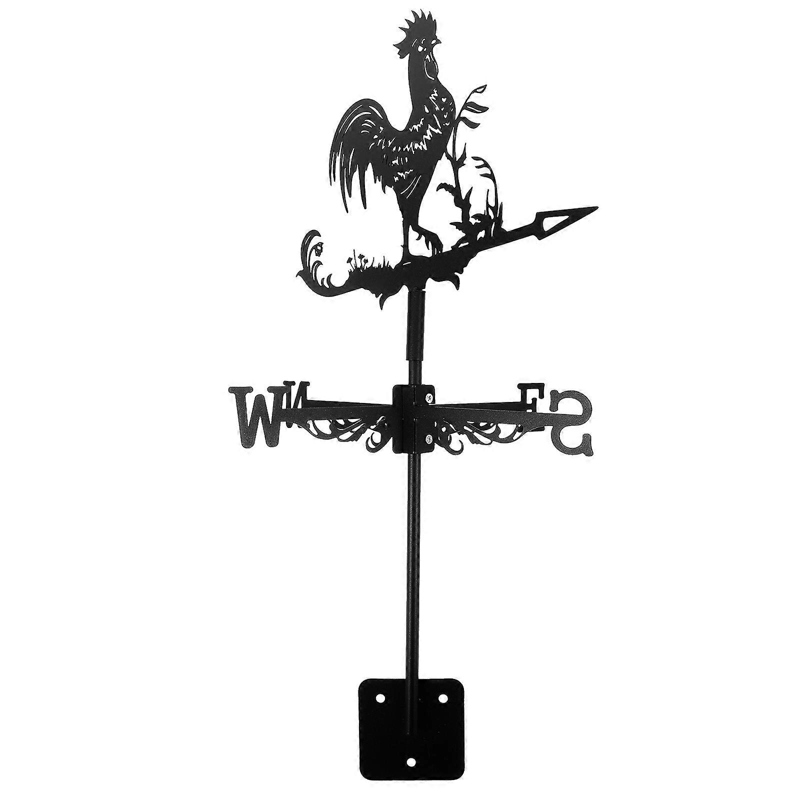 Decorative Weathervane for Gardens, Robust Iron Construction with Easy Assembly