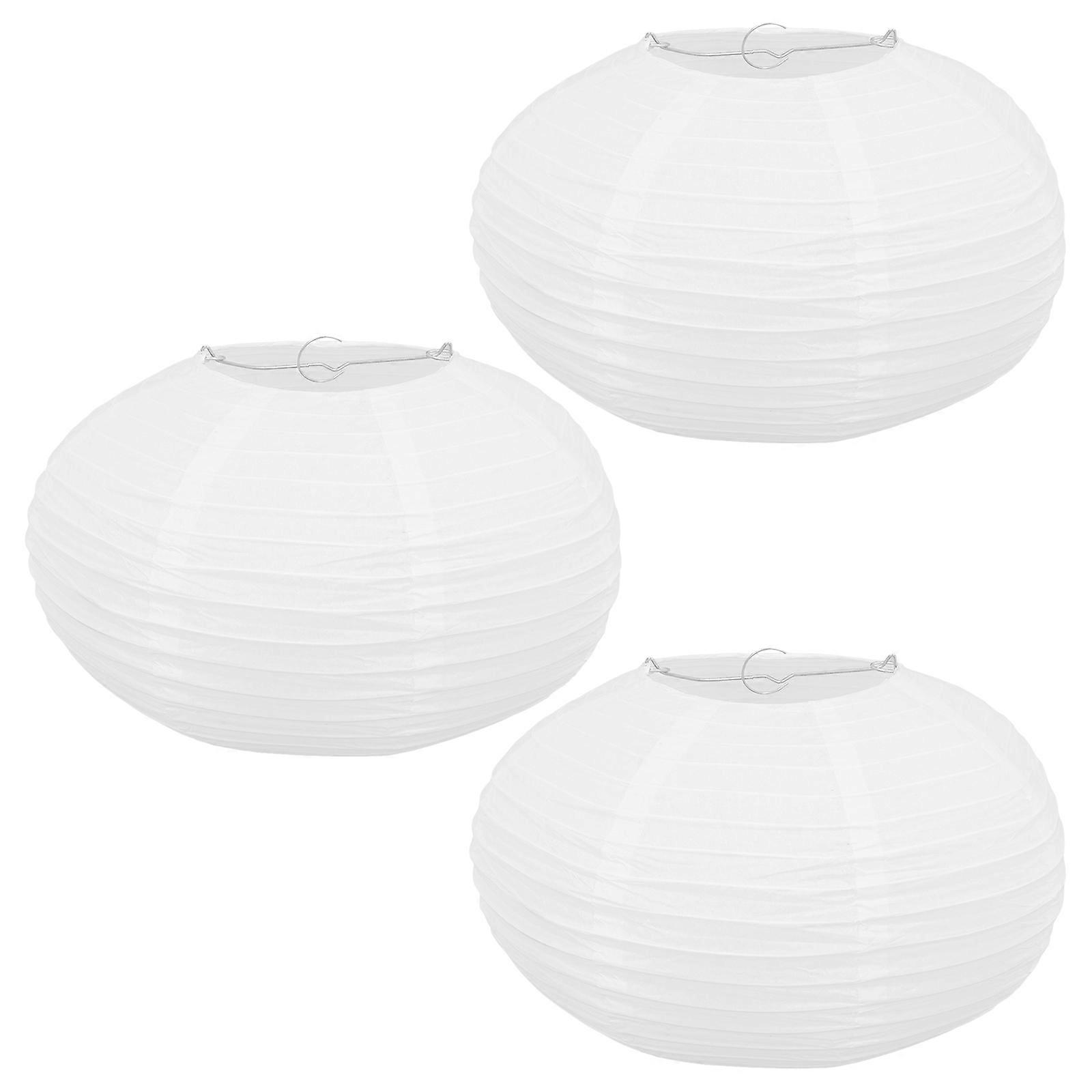 3pcs Decorative Paper Lantern Hanging Lampshade Paper Lamp Shades