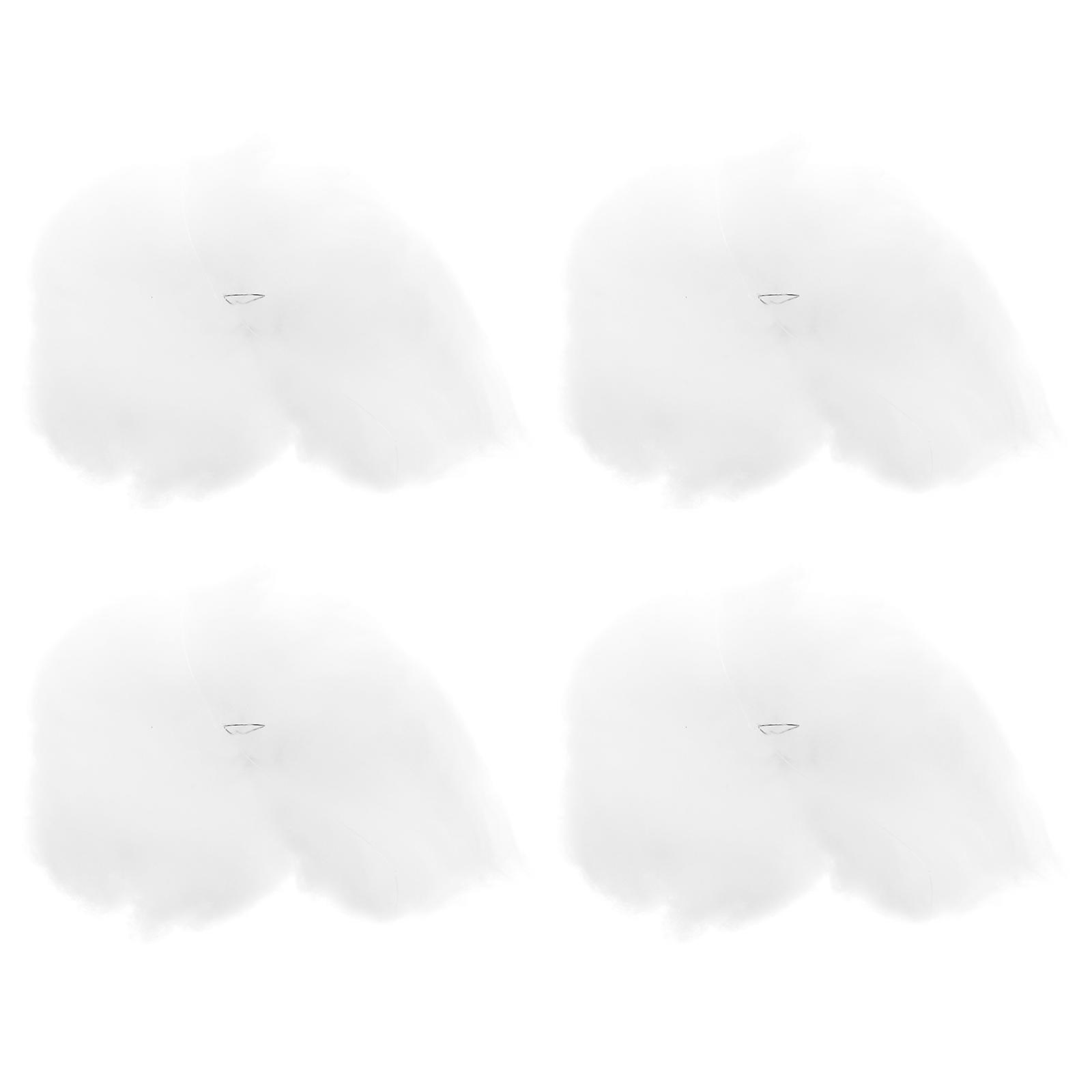 Mini White Cloud Ornaments Set – 4PCS DIY Hanging Pendants for Nursery, Party, Wedding & Ceiling Decor – Simulated Floating Clouds
