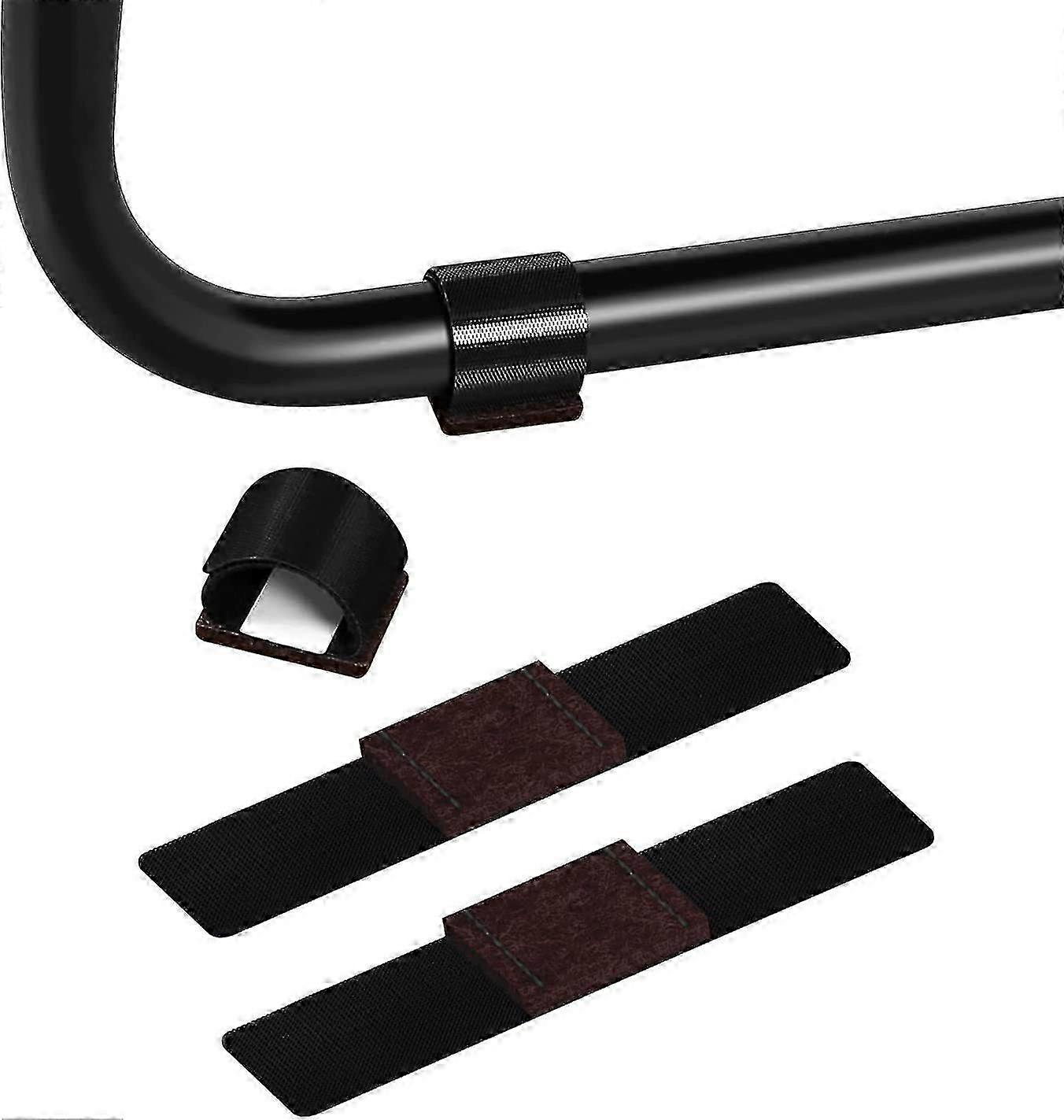2025 24 Pcs Felt Furniture Pads with Hook and Loop Fasteners for Sled Chair, Wrap-Around Felt Floor Savers, Can Easily Move The stools Without Fear of