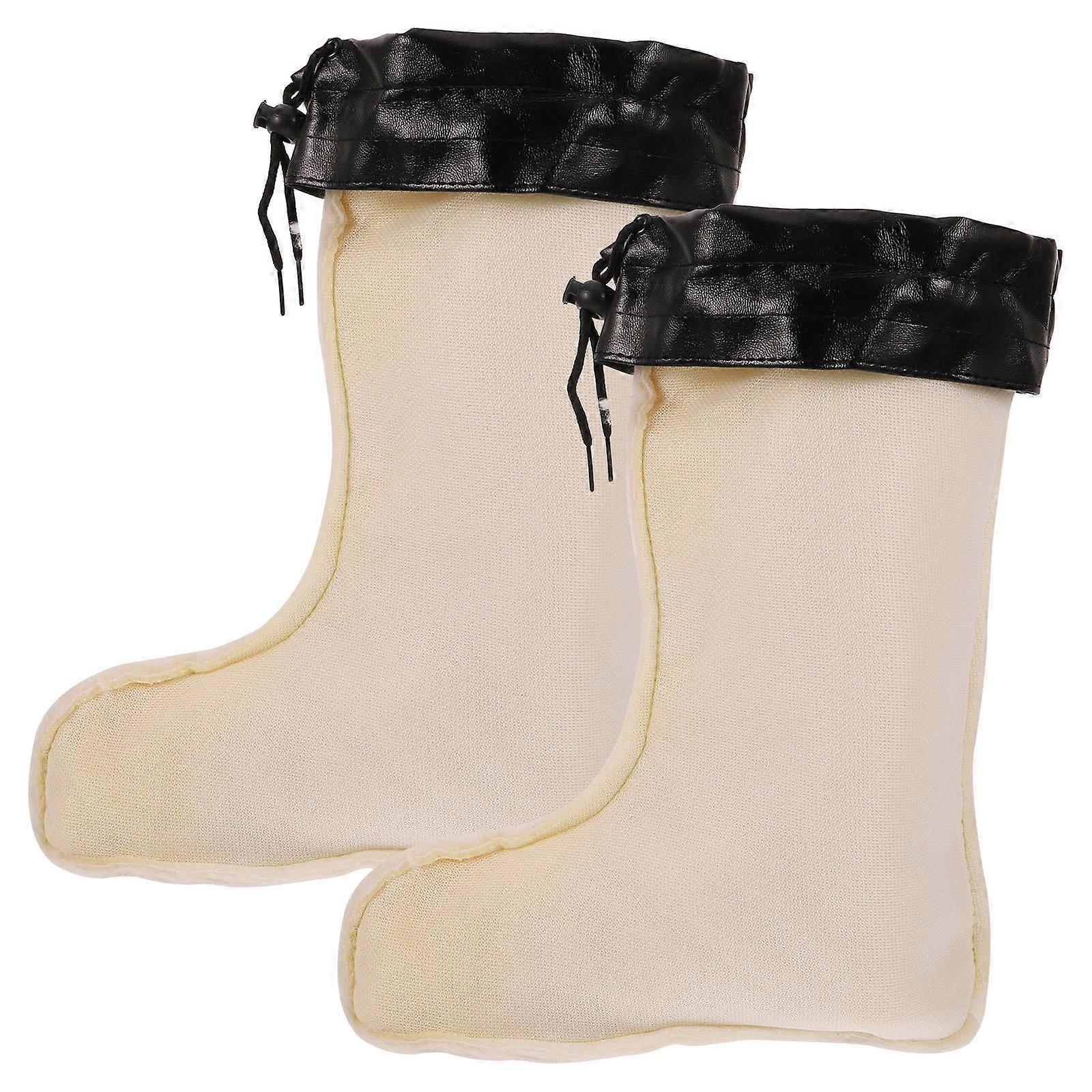 Slip Resistant Boot Liners Warm Keeping Lining Shoe Inner Waterproof 1 Pair