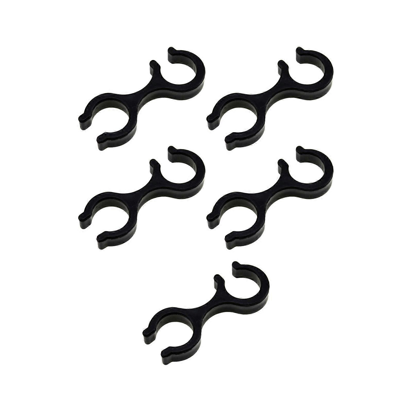 ACCS Trekking Pole Clip Anti Shock Attachment Set for Hiking Poles - 5 Durable Rubber Connectors for Enhanced Stability