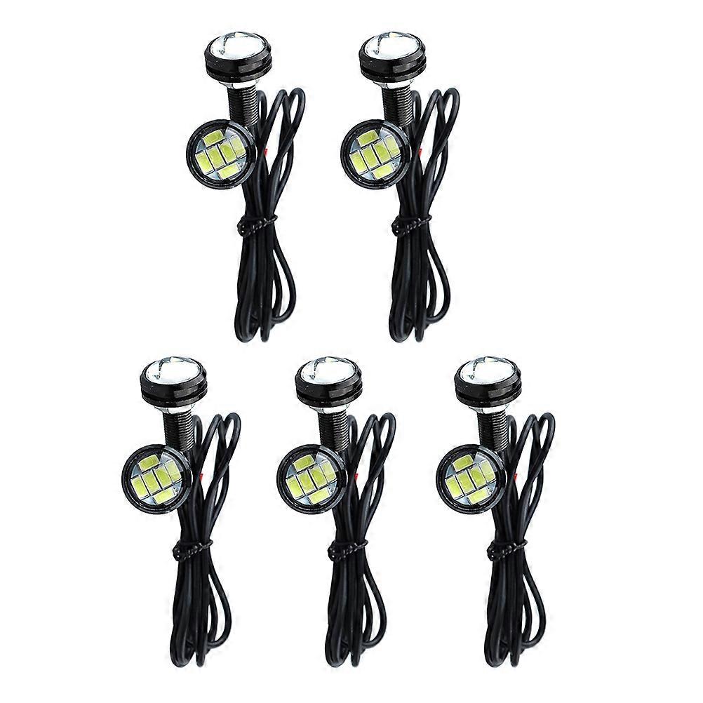 Trailer Marker Light Round Eagle Eye Light High Efficiency 10Pcs For Car Motorcycle