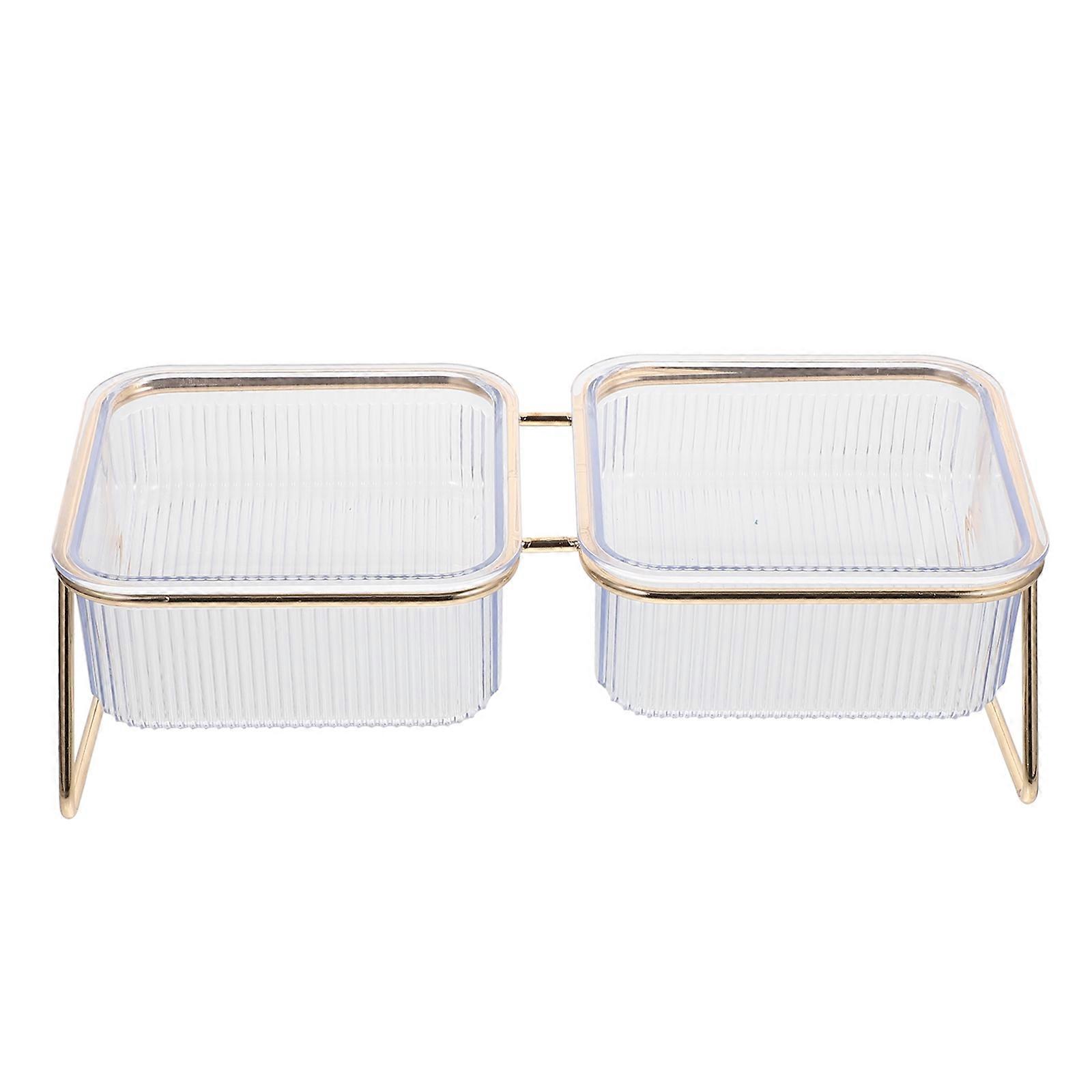 Iron Stand for Pet Food Bowl with Durable Construction and Assorted Colors for Storage 1 Set