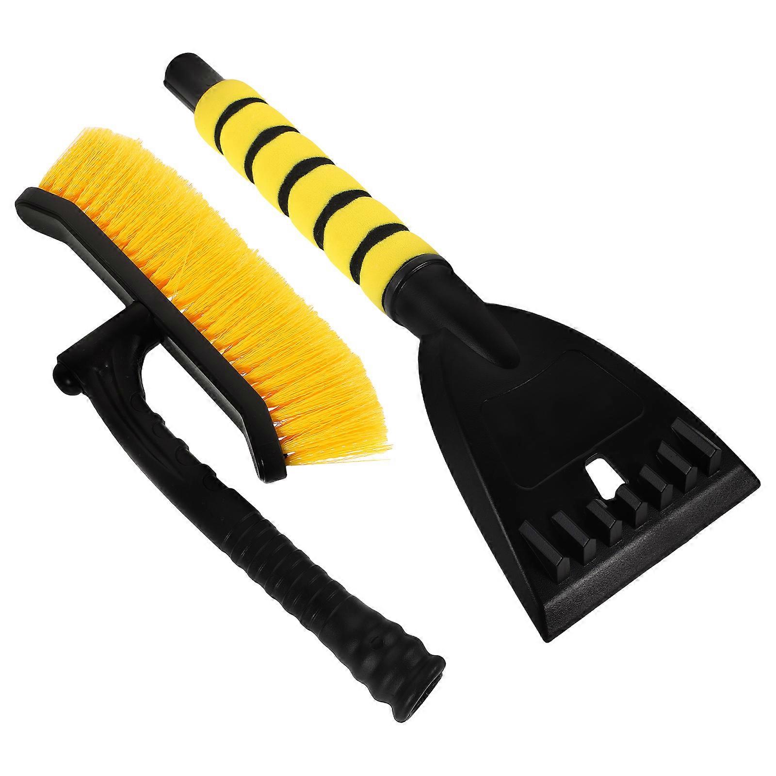 Multi Purpose Ice Snow Brush For Car Winter Essential Accessory Detachable Design Soft Snow Brush For Car 1Pack