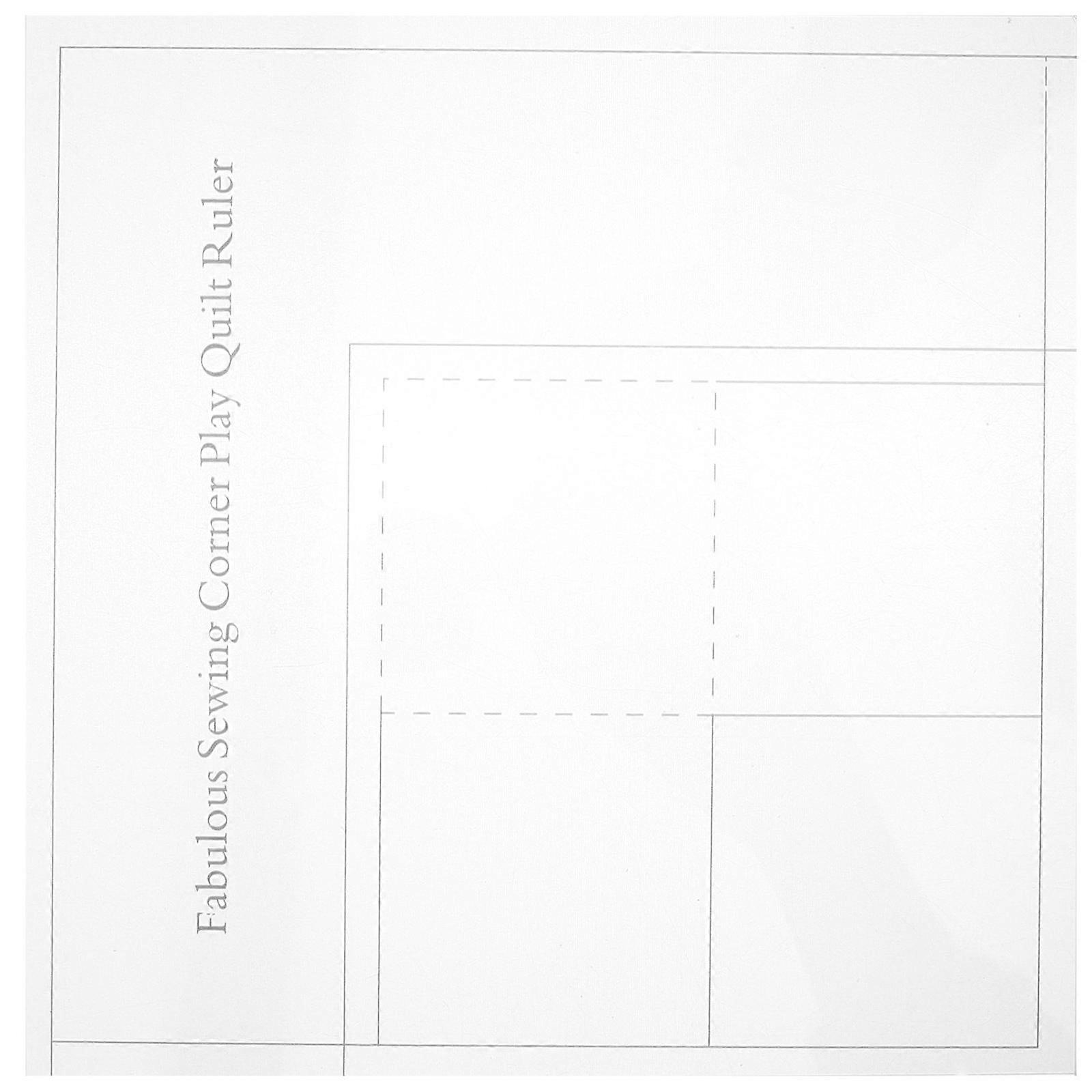 Non Skid Quilting Ruler Clear Sewing Ruler Acrylic Pattern Design Seam Alignment Square Diy Template 1Set