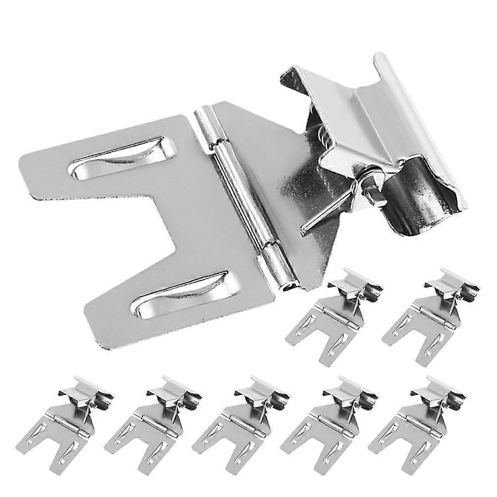 Display Sign Holder Price Sign Clamps Retail Store Metal Wing Shaped Simple Design Price Display 8Pcs