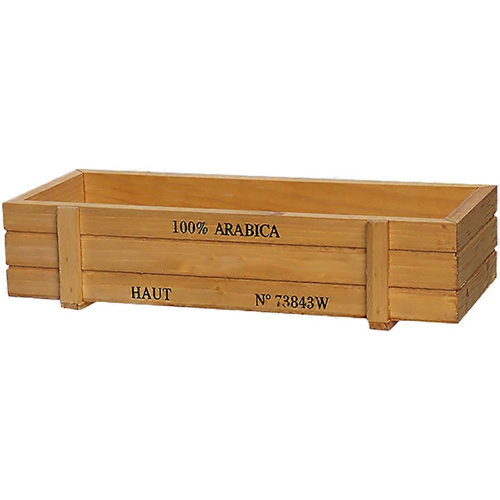 Small Decorative Storage Box Handmade Rustic Antique Wooden Organizer For Tools Home Use 1Pcs