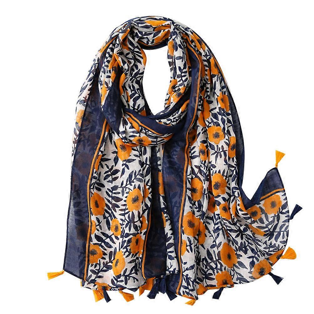 Travel Scarf Women Vintage Matching Bohemia Printed Beach Tourism Sun Block 180x90cm 1Pcs