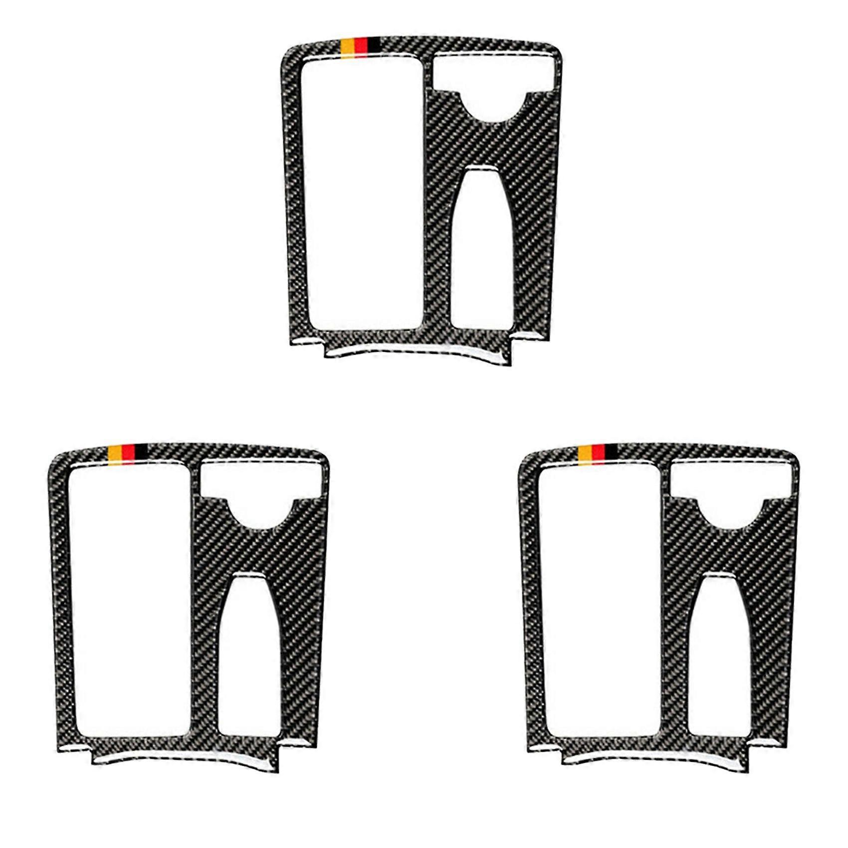 Gear Shift Panel Cover Trim Frame Carbon Fiber for (RHD)