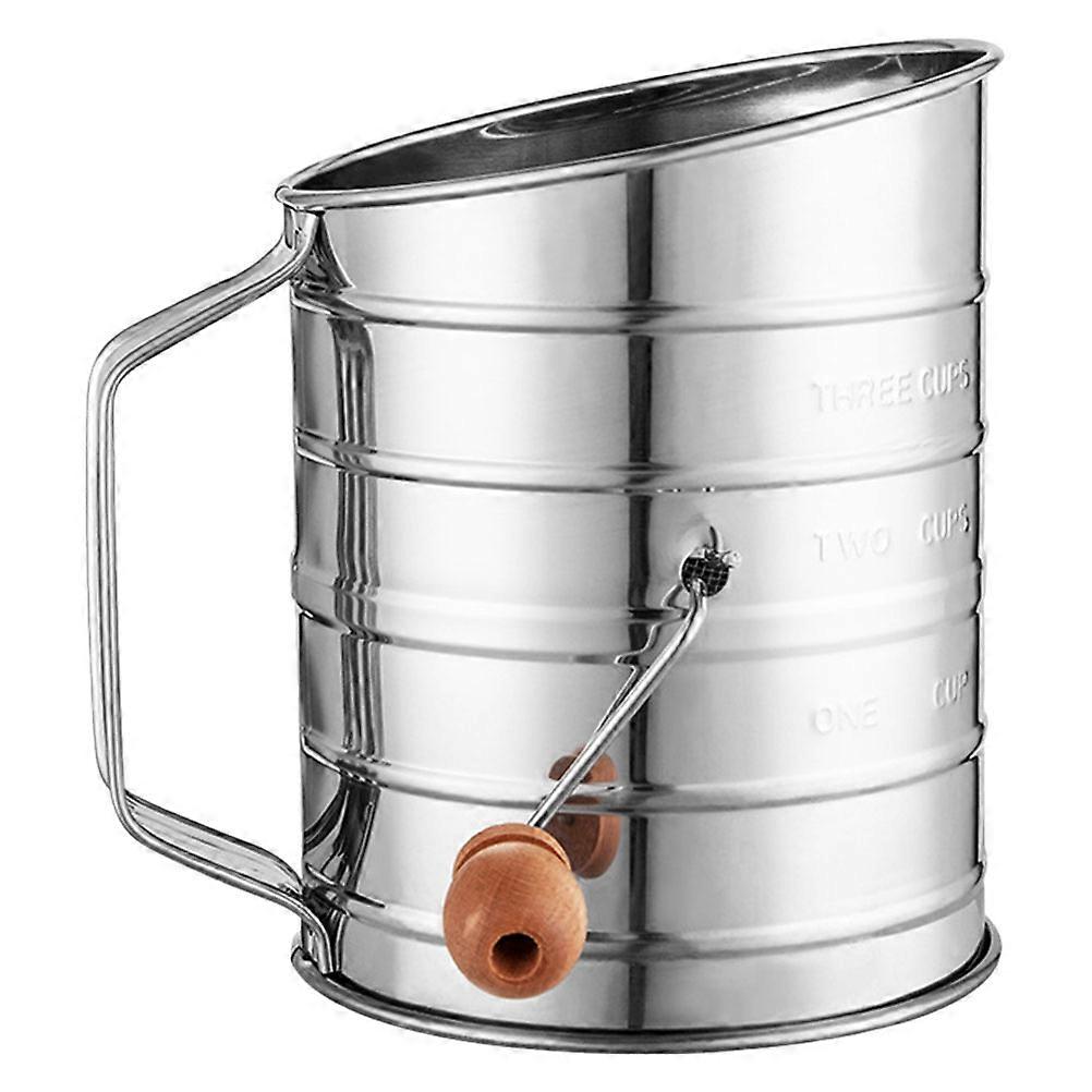 Baking Supplies Flour Sifter Stainless Steel For Baking Home Bakers With Fine Mesh Sieve 1Pack