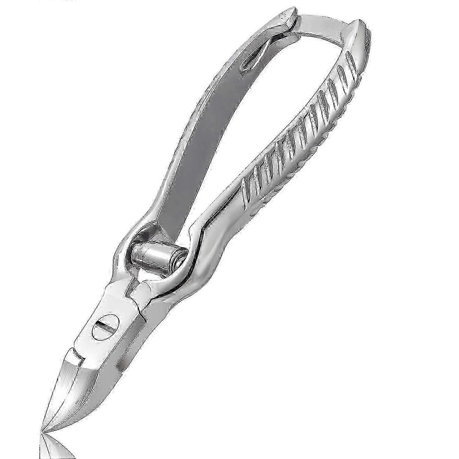 ペディキュアナイフネイルシザーステンレススチール飛び出しナイフトリマー(シルバー)(1個)