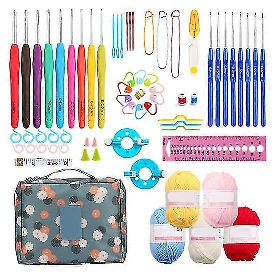 1 Set Weave Needles Portable Wear-resistant Multicolor Convenient DIY Durable Weave Yarn Sweater Needles Hooks Kit for Sweater